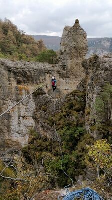 La Belle Cordée - Rando Rappel St Marcellin tyrolienne
