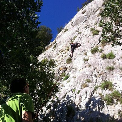 Escalade Découverte en falaise