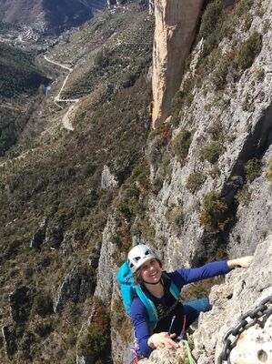 Escalade grande voie