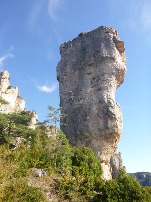 Escalade grande voie