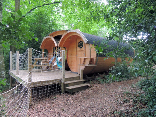 Baricane- Hébergement insolite - Camping Domaine du Roc - Brocéliande - Bretagne