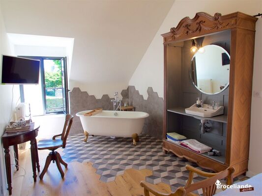 Chambres d'hôtes Les Hortensias - Chambre Comme avant - La Croix-Helléan - Morbihan - Bretagne