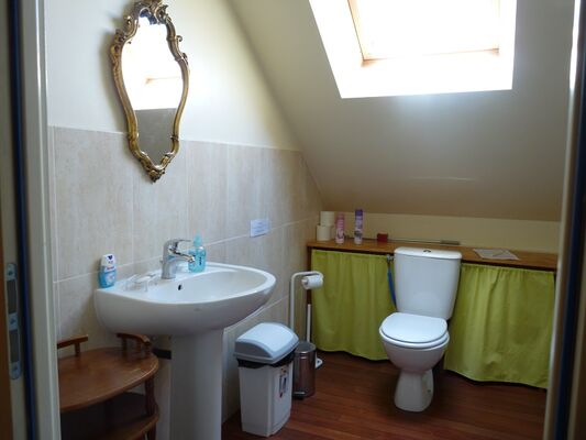 Chambres d'hôtes Métairie de la Béraudaie salle d'eau Baoziou (2) - Bohal - Morbihan - Bretagne