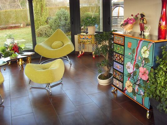 Chambres d'hôtes Miraflores, salon - Malestroit - Morbihan - Bretagne