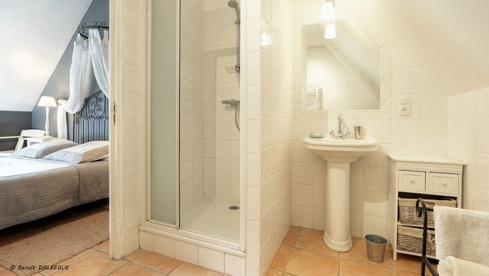 Domaine du Val Ory_Chambre Gingembre Salle de bain