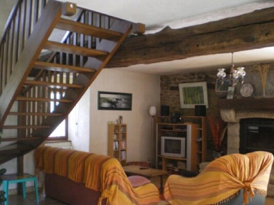Gîte Pellerin Pleucadeuc salon - Morbihan - Bretagne