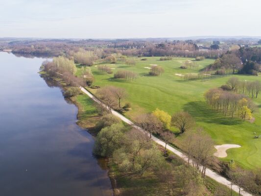 Golf Lac au Duc - vue aérienne - Ploërmel - Brocéliande - Bretagne