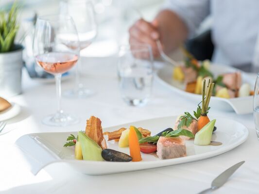 Restaurant - Les Chevaliers - plat gastronomique - Ploërmel - Bretagne