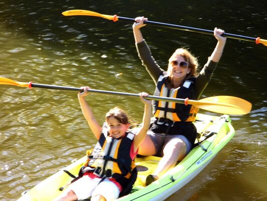 Location de kayak canal de Nantes à Brest - Roc St-André - Morbihan - Bretagne