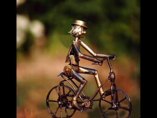 Poète Ferrailleur, vélo de métal - Lizio - Morbihan - Bretagne