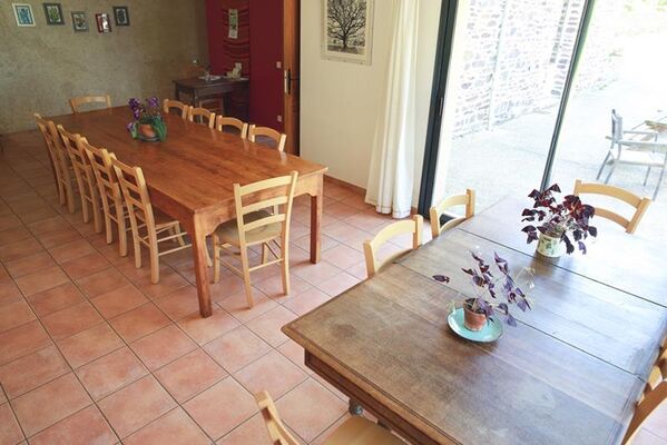 Salle a manger - Gite la Hulotte St-Malon-sur-Mel