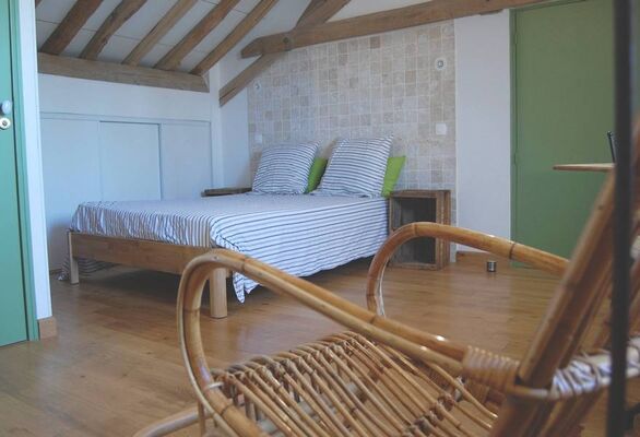Ferme de Bellevue - Libre Max _ Chambre Double avec bain