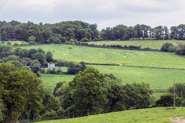 Paysage de campagne vers Averton