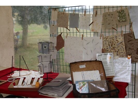 Atelier fabrication de papier