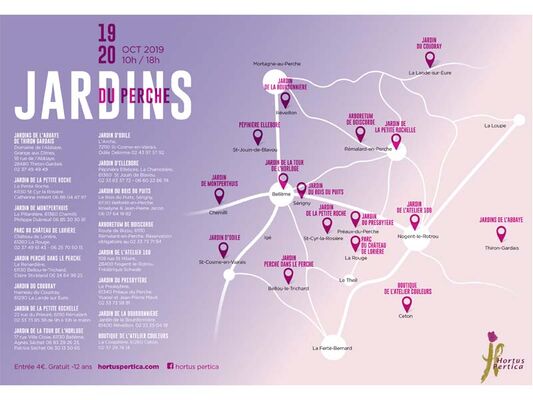 Carte des jardins ouverts