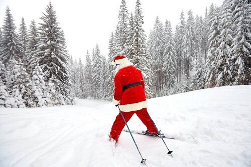 2018_Père Noël en ski