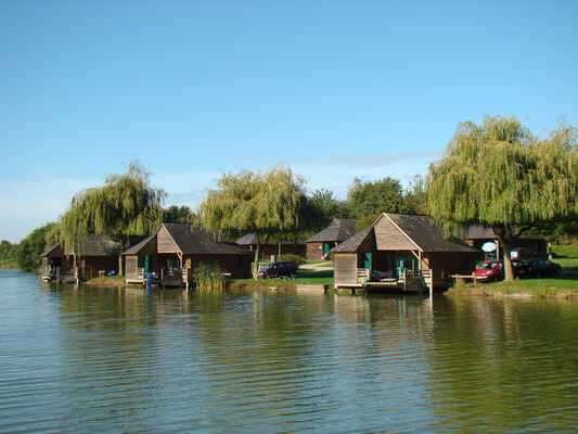 Vue sur chalets