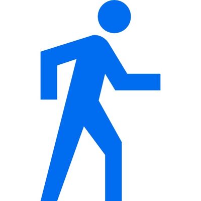 man-walking-directions-button