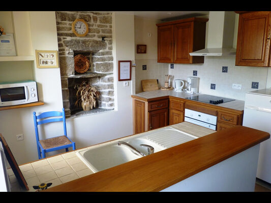 Gîte de Thérèse Le Guével, cuisine 2016 - Sérent - Morbihan