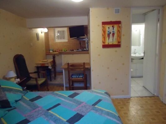appartement 2 personnes à ax les thermes - studio