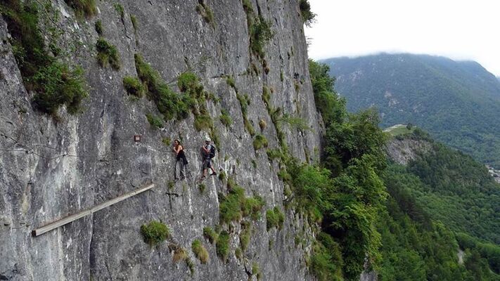 Via ferrata face nord Bureau des Guides