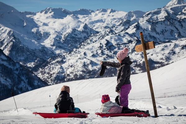 luge à Beille