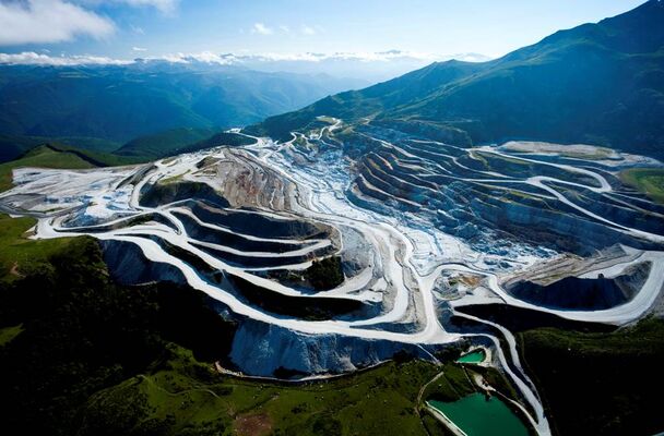 Carrière de talc de Trimouns en Ariège