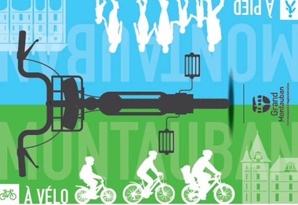 A pied, à vélo TM à vélo Montauban Tarn-et-Garonne