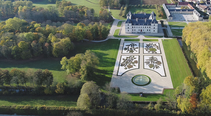 Château d'Ancy-le-Franc, parterre Est