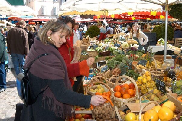 marché fruits et légumes