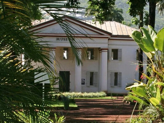Le musée occupe les locaux du Palais législatif construit par Duval Pirou qui abrita aussi le Conseil Colonial. - Muséum d'Histoire Naturelle