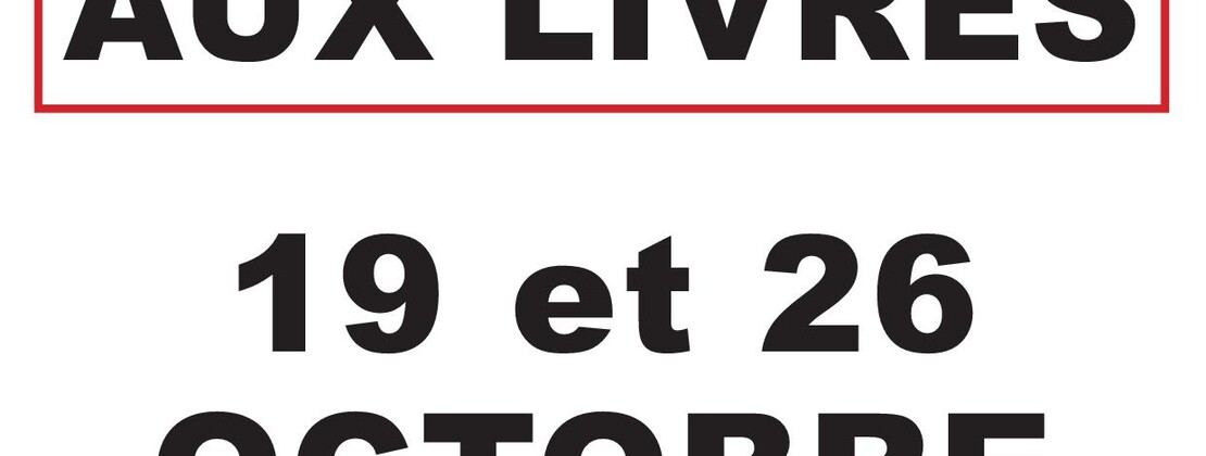Affiche foire aux livres