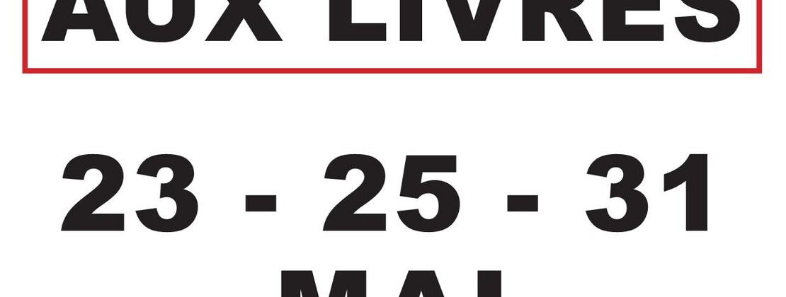 Affiche foire aux livres