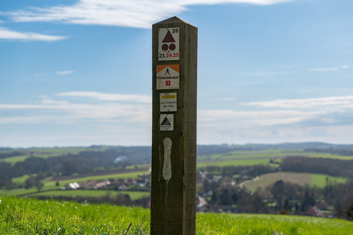 Balisage Trail - Coteaux de l'Aa