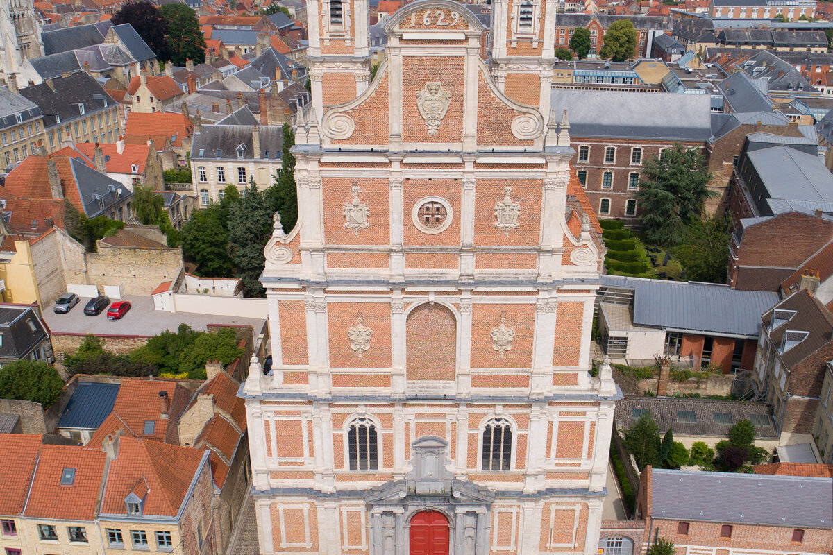 Chapelle des Jésuites Vue aérienne 2019 SAINT-OMER