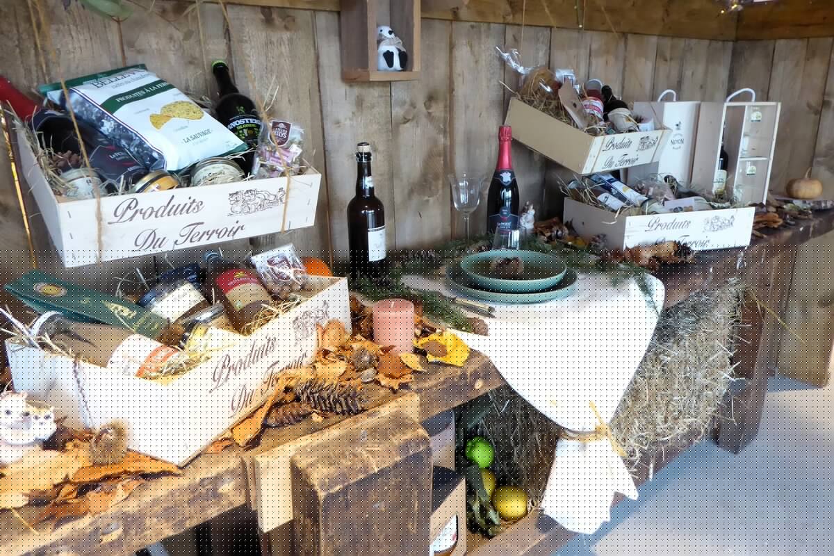 La Grange du Coin, sélection de paniers garnis