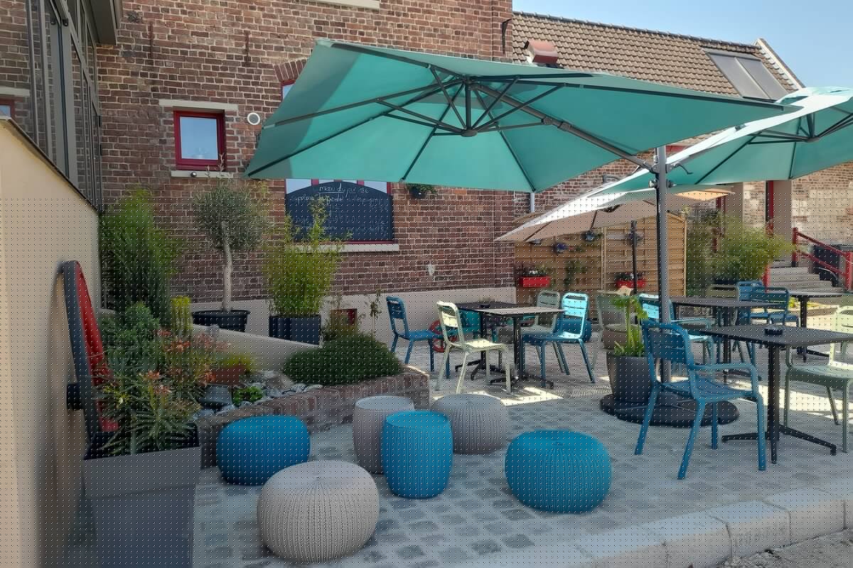 Terrasse de la Brasserie "Le Bierpot"