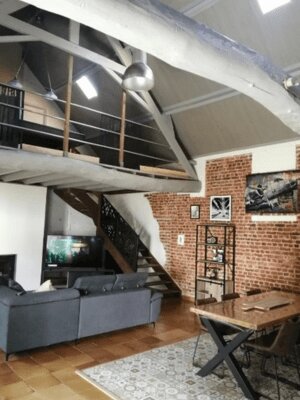 Gîte La Grange, pièce à vivre