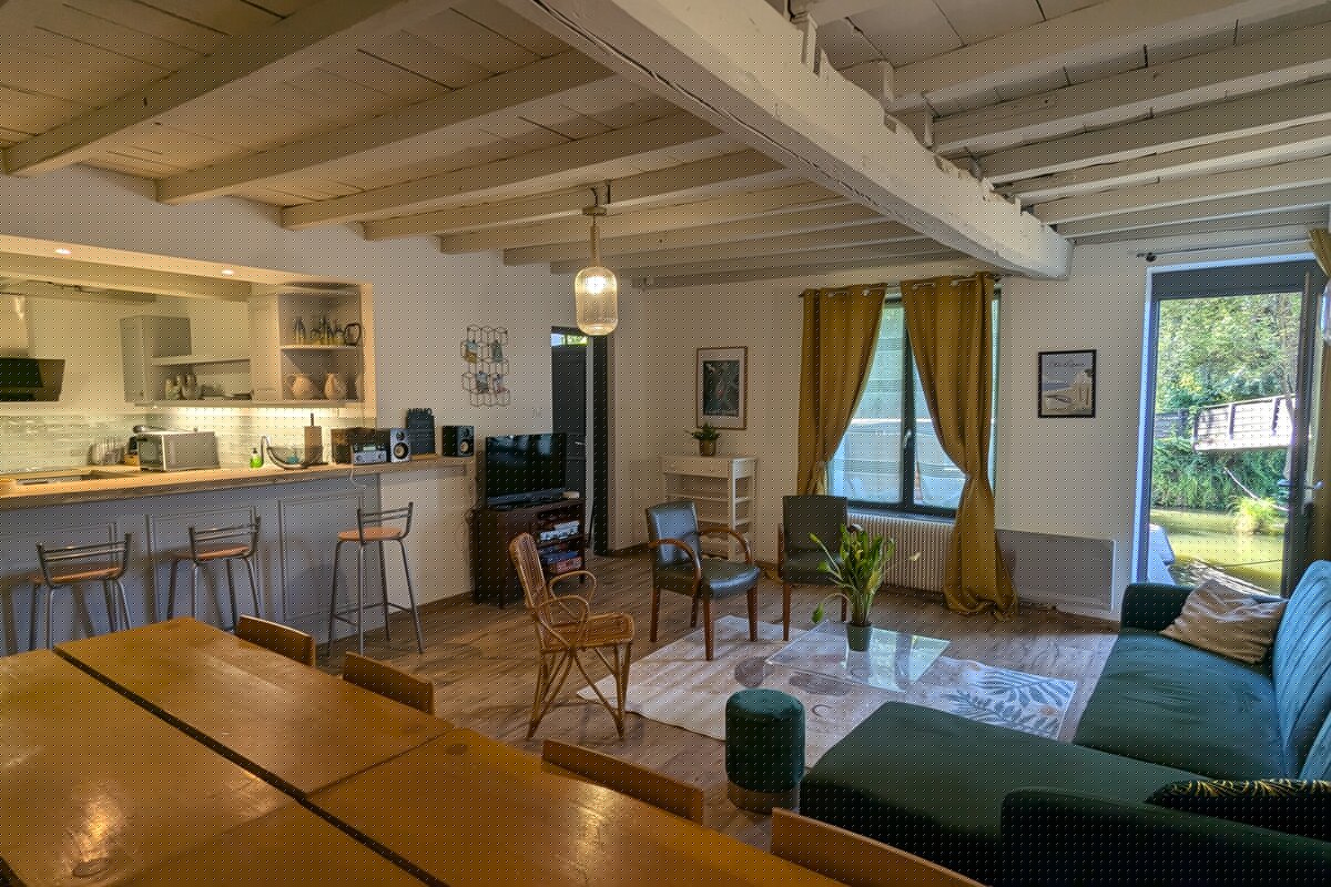 Salle de vie - Gite Gaspard - Domaine du Grand Saint-Bernard by ISNOR