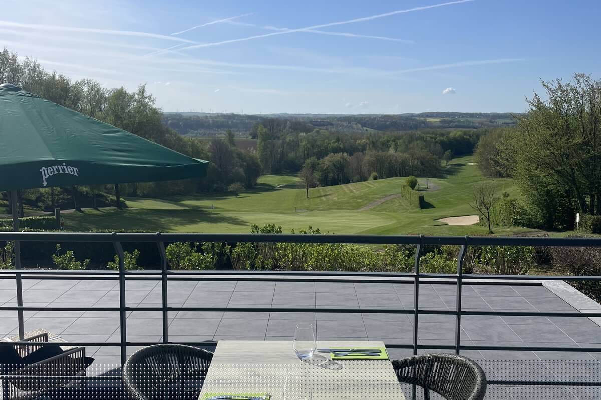Terrasse vue golf