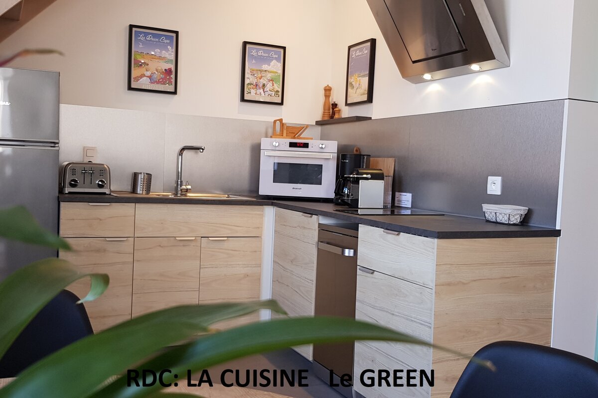 Le Green, coin cuisine