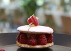 5 - Dessert - Sablé framboise - Restaurant - 06 05 2015.JPG