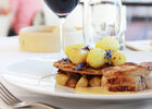 3 -Plat - Filet de veau rôti crème d'asperges - Restaurant - 08 07 2015 (1).JPG