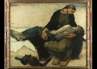 Tableau La Pieta d'Anto Carte - Collections Ville de Mons - Conserv+® +á l'Artoth+¿que -®Atelier de l'Imagier .jpg