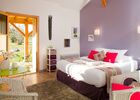 Chambre double confortable et spacieuse