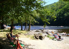 Plage du camping - Camping le Vaurette - Argentat - Vallée de la Dordogne