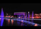 jets d'eau sur la mayenne - les lumières de laval 2013