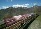 Vue de la carrière de talc de Trimouns