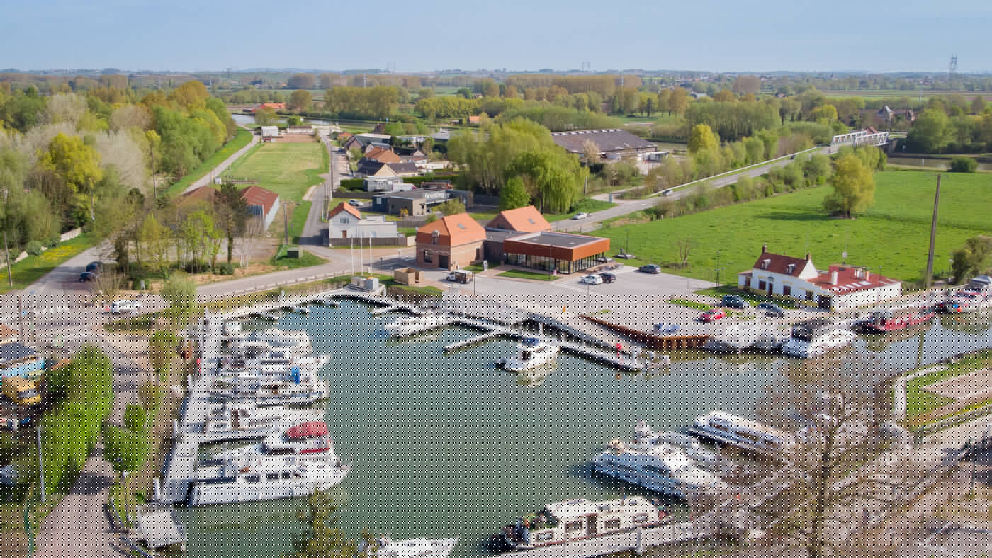 Drone - Port Fluvial d'Aire-sur-la-Lys