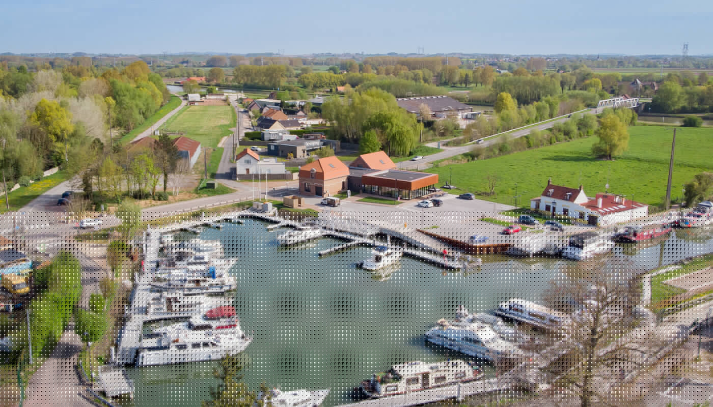 Drone - Port Fluvial d'Aire-sur-la-Lys